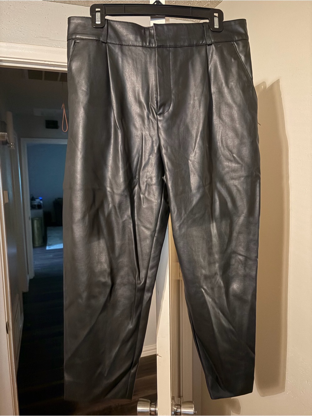 Banana Republix Faux Leather Trousers